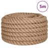 Jute Rope 5m Long - 40mm Thick for Crafts & Gardening