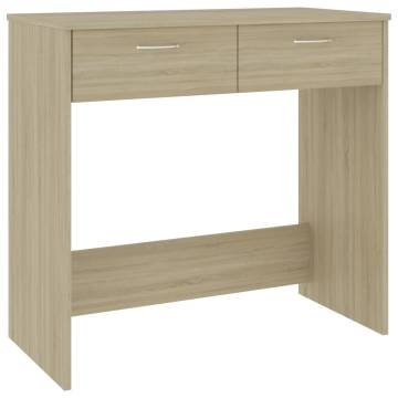 Desk Sonoma Oak 80x40x75 cm - Modern Engineered Wood Design