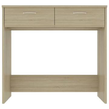 Desk Sonoma Oak 80x40x75 cm - Modern Engineered Wood Design