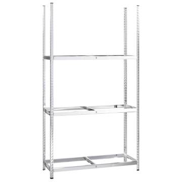 3-Layer Tire Racks - Durable Steel Storage Solution | HipoMarket