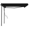 Manual Retractable Awning 4x3.5m - Anthracite | HipoMarket