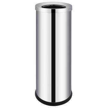 Elegant 32L Stainless Steel Waste Bin for Hotels & Restaurants