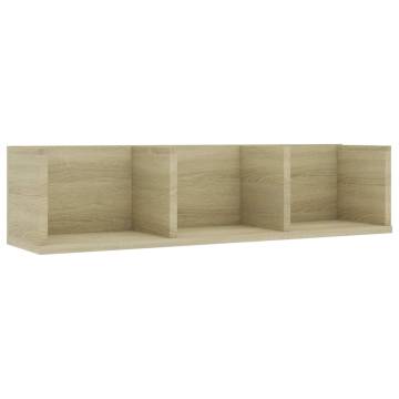 CD Wall Shelf Sonoma Oak - Stylish & Practical Storage Solution