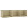 CD Wall Shelf Sonoma Oak - Stylish & Practical Storage Solution