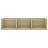 CD Wall Shelf Sonoma Oak - Stylish & Practical Storage Solution