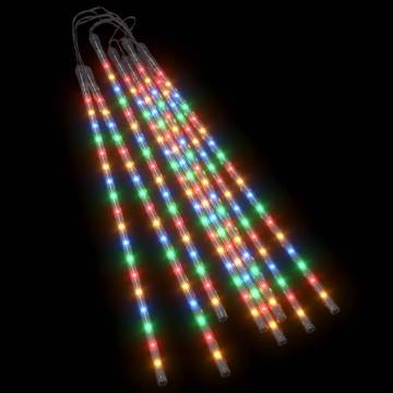 Meteor Lights 8 pcs 50 cm - Colourful LED Indoor/Outdoor