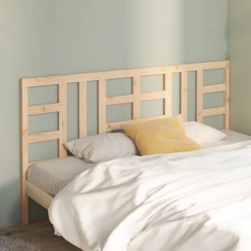 Solid Wood Pine Bed Headboard - 186x4x100 cm | Hipomarket