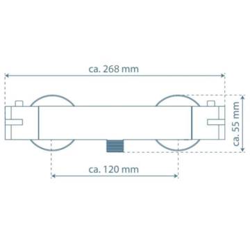 SCHÜTTE LONDON Thermostatic Shower Mixer Tap - Quality & Eco-Friendly