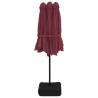 Double-Head Parasol Bordeaux Red 449x245 cm - Hipomarket