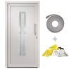 Elegant White Front Door 108x208 cm for Enhanced Security