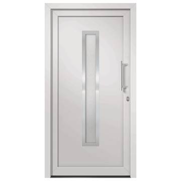 Elegant White Front Door 108x208 cm for Enhanced Security