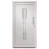 Elegant White Front Door 108x208 cm for Enhanced Security