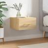 Wall-mounted Bedside Cabinet Sonoma Oak 35x35x20 cm Colour sonoma oak Quantity in Package 1 Number of 