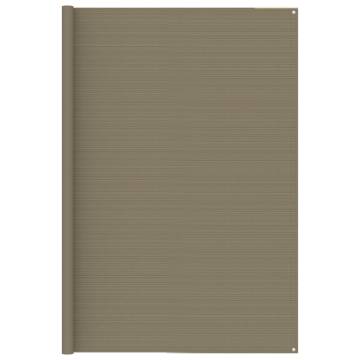 Tent Carpet 250x550 cm in Taupe - Comfort for Camping