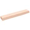 Untreated Solid Wood Oak Wall Shelf 60x10x4 cm | HipoMarket