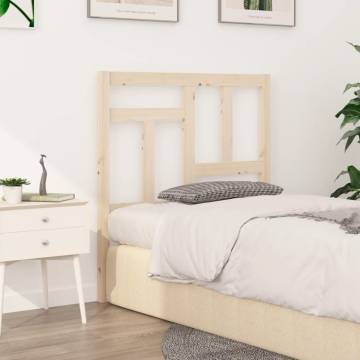 Stylish Solid Wood Pine Bed Headboard | 80.5x4x100 cm