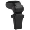 Car Armrest Black | Adjustable Storage | 15x32x(40-52) cm