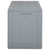 270L Grey PP Rattan Garden Storage Box | HipoMarket