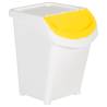 Stackable Waste Bins with Lids - 3 Pack, 120L Capacity