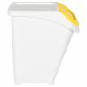 Stackable Waste Bins with Lids - 3 Pack, 120L Capacity