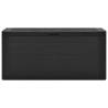 Stylish Anthracite Garden Storage Box - 116x44x55 cm