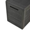 Stylish Anthracite Garden Storage Box - 116x44x55 cm