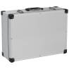 Silver Aluminium Tool Suitcase - 46x33x16 cm | HipoMarket