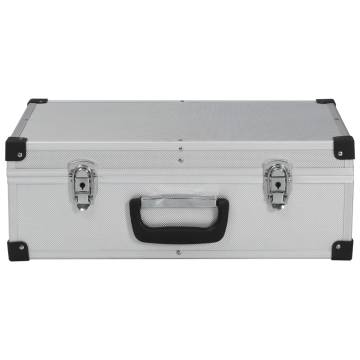 Silver Aluminium Tool Suitcase - 46x33x16 cm | HipoMarket