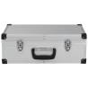 Silver Aluminium Tool Suitcase - 46x33x16 cm | HipoMarket