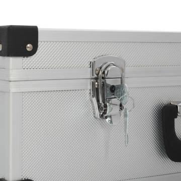 Silver Aluminium Tool Suitcase - 46x33x16 cm | HipoMarket