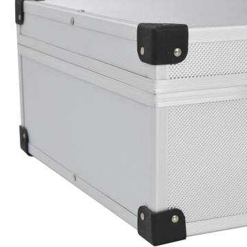 Silver Aluminium Tool Suitcase - 46x33x16 cm | HipoMarket