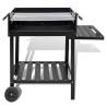 BBQ Stand Charcoal Barbecue with Wheels - Durable & Spacious