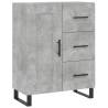 Highboard Concrete Grey - Elegant Engineered Wood Storage Unit