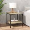 Sonoma Oak Side Table | 40x40 cm | Stylish & Sturdy Design