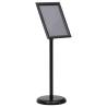 A4 Pedestal Poster Stand Black Aluminium Alloy Colour black Size a4 