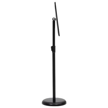 A4 Pedestal Poster Stand - Adjustable Black Aluminium Alloy