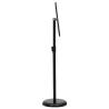 A4 Pedestal Poster Stand - Adjustable Black Aluminium Alloy