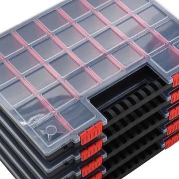 Assortment Boxes 5 pcs - 40x30x5 cm Polypropylene Organizers