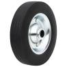 Solid Rubber & Steel Jockey Wheel Ø20x5 cm - Durable & Easy Install