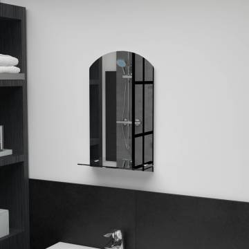 Wall Mirror with Shelf 30x50 cm - Stylish & Durable Design