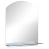 Wall Mirror with Shelf 30x50 cm - Stylish & Durable Design