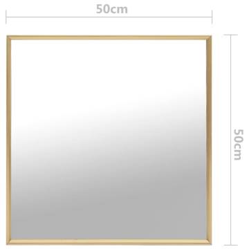 Mirror Gold 50x50 cm - Minimalist Home Decor