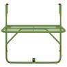 Stylish Green Balcony Table 60x40 cm - Space-Saving Design