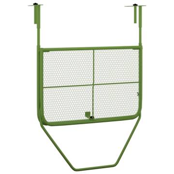 Stylish Green Balcony Table 60x40 cm - Space-Saving Design