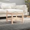 Coffee Table 55x55x40 cm Solid Wood Pine Colour natural Size 55 x 55 x 40 cm Quantity in Package 1 