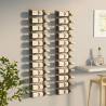 Wall Mounted Wine Rack for 12 Bottles 2 pcs Gold Iron Colour gold Quantity in Package 1 Number of 2 Number of Bottles 12 