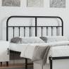 Metal Headboard Black 150 cm Colour black Size 150 cm Quantity in Package 1 