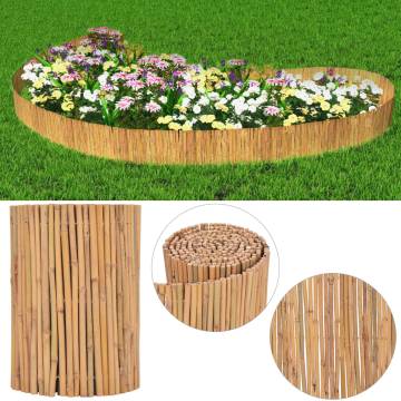 Bamboo Fence 500x30 cm - Natural Garden Barrier