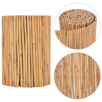 Bamboo Fence 500x30 cm - Natural Garden Barrier