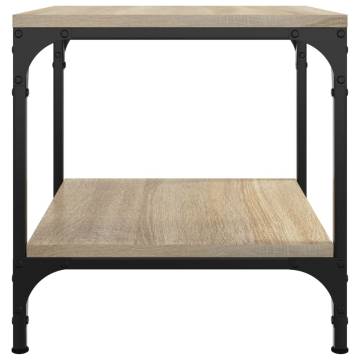 Sonoma Oak Side Table | 40x40 cm | Stylish & Sturdy Design